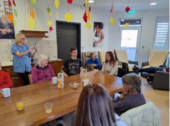 Biotehniška šola Šempeter - dijaki na obisku v DSO Hiša dobre volje