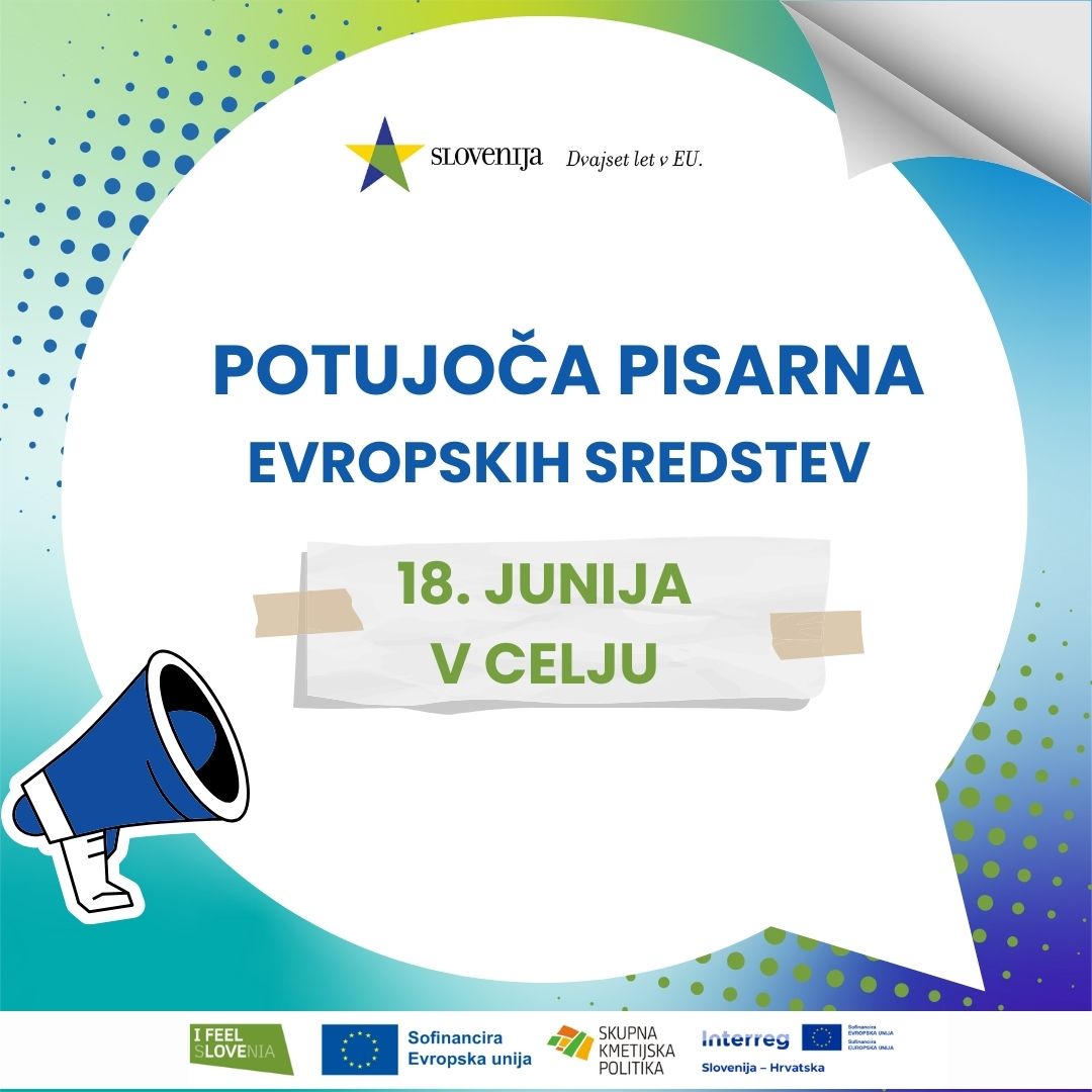 Obvestilo o potujoči pisarni evropskih sredstev 18. junija v Celju