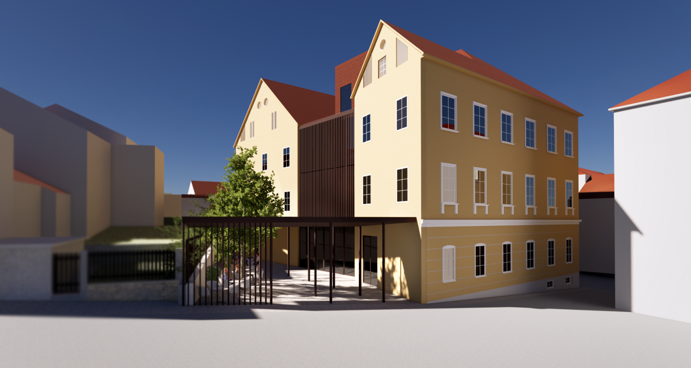 Vizualizacija prenovljenega Narodnega doma