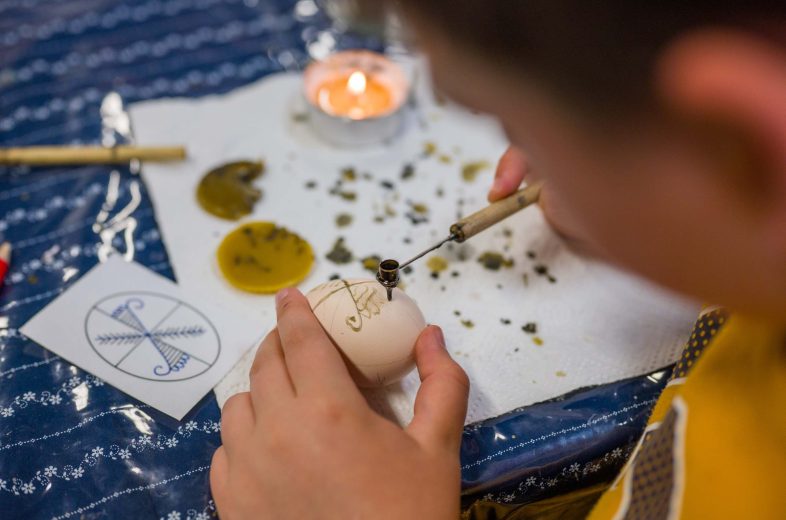 Ustvarjanje - poslikava na jajčno lupino