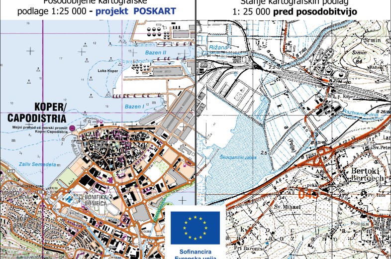 Naslovna slika - primerjava stanja pred in po posodobitvi